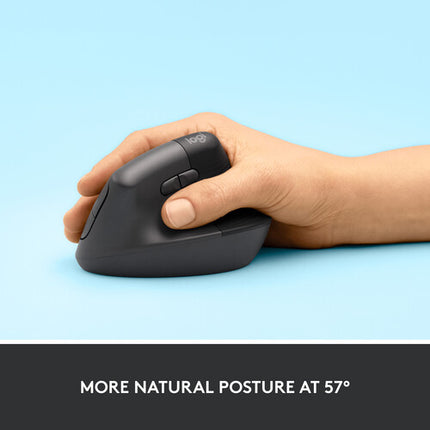 Logitech Lift Ratón Ergonómico Vertical Inalámbrico 4000 dpi Bluetooth