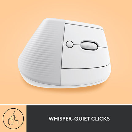 Logitech Lift Ratón Vertical Ergonómico Inalámbrico 4000 dpi Batería AA