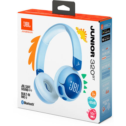 JBL Junior 320BT Auriculares Bluetooth para Niños 32mm 50h Azul