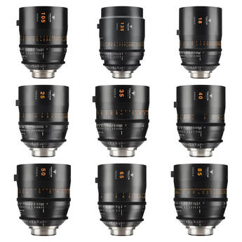 Tokina Vista-C T1.5 9-Lens Bundle Lentes Cine Formato Completo Estilo Vintage