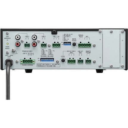 Toa Electronics BG-2060 CU Amplificador mezclador 60W 5 entradas 2 zonas