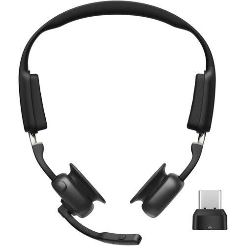 SHOKZ OpenMeet Auriculares Inalámbricos Hueso Conducción Bluetooth 5.4 USB-C