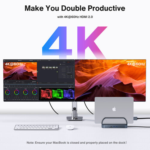 iVANKY FusionDock 2 estación de acoplamiento USB-C 96W HDMI 4K Ethernet Gigabit