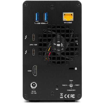 OWC Gemini 48TB RAID 2 Bahías Thunderbolt 3 HDD 7200 rpm
