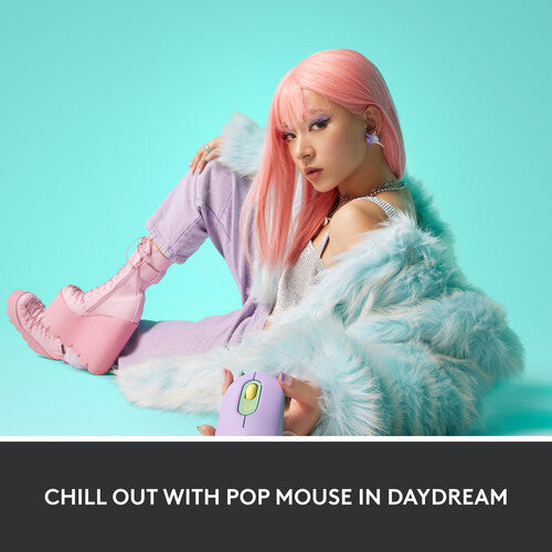 Logitech POP Silent Ratón Inalámbrico Bluetooth 5.1 4000 dpi Daydream Mint