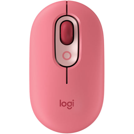 Logitech POP Silent Ratón Inalámbrico Bluetooth 5.1 4000 dpi Heartbreaker Rose