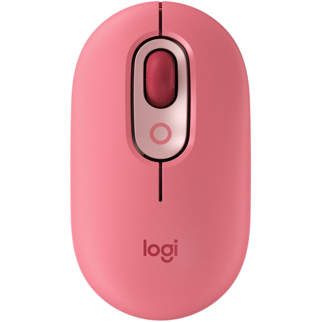 Logitech POP Silent Ratón Inalámbrico Bluetooth 5.1 4000 dpi Heartbreaker Rose