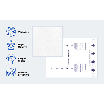 Microcare Solutions Papel de Limpieza para Impresoras Láser e Inkjet 8.5 x 11" 10 Hojas Uso Repetido