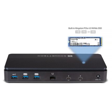 Sonnet Echo 13 SSD Dock Thunderbolt 5 1TB 4000 MB/s 4 Puertos Thunderbolt