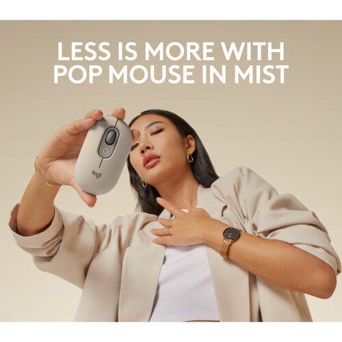 Logitech POP Silent Ratón Inalámbrico Bluetooth 4000 dpi Batería 2 Años