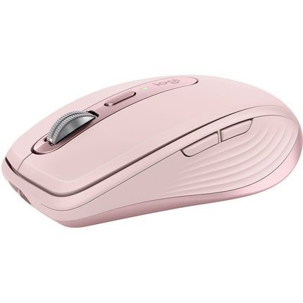 Logitech MX Anywhere 3S Ratón Inalámbrico Rosa Sensor Darkfield 200-8000 dpi