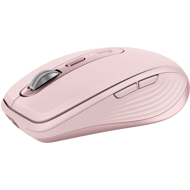 Logitech MX Anywhere 3S Ratón Inalámbrico Rosa Sensor Darkfield 200-8000 dpi