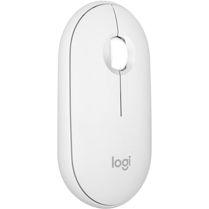 Logitech Pebble 2 M350S Ratón Inalámbrico Blanco 4000 dpi Bluetooth 24 Meses Batería