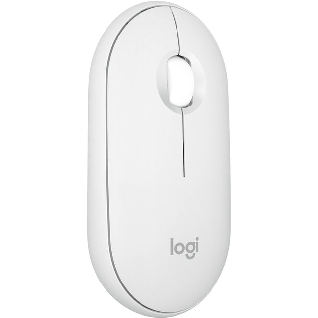 Logitech Pebble 2 M350S Ratón Inalámbrico Blanco 4000 dpi Bluetooth 24 Meses Batería
