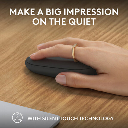 Logitech Pebble 2 M350S Ratón Inalámbrico Bluetooth Alcance 24 Meses