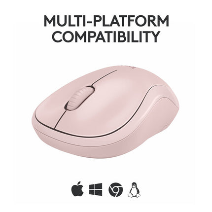 Logitech M240 Ratón Inalámbrico Silencioso Bluetooth Rosa 18 Meses Batería