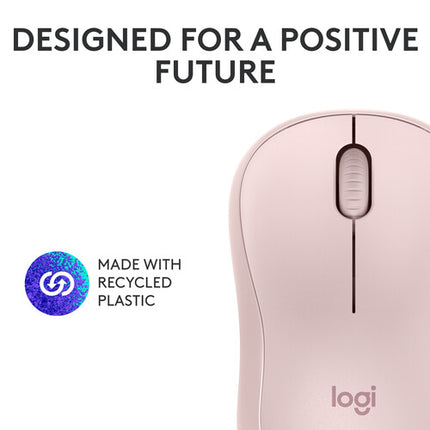 Logitech M240 Ratón Inalámbrico Silencioso Bluetooth Rosa 18 Meses Batería