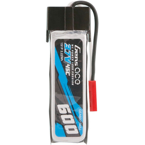 Gens Ace 600 mAh 1S 45C 3.7V Batería LiPo para Drones y RC