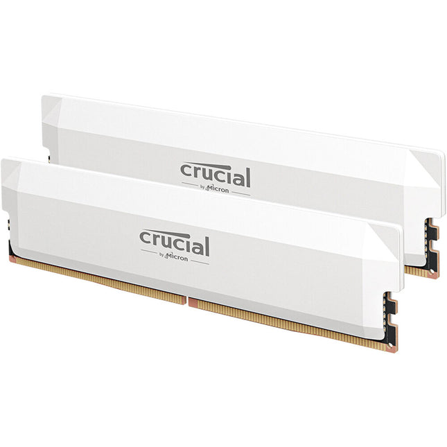 Crucial Pro 64GB DDR5 6000 MHz Kit de Memoria UDIMM 2x32GB Blanco