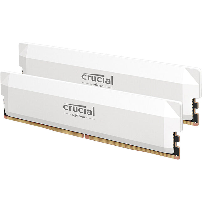 Crucial Pro Kit Memoria DDR5 UDIMM 64GB 6400 MHz 2x32GB Blanca