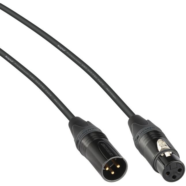 Kopul Studio Pro Cable DMX 3 Pin 3 pies con conectores Neutrik Zinc
