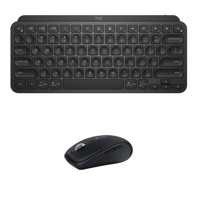 Logitech MX Wireless Mini Teclado Bluetooth y Ratón Anywhere 3S 8000 dpi Negro