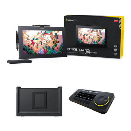 Xencelabs Pen Display 16 Kit Essentials 16 OLED 4K con Easel y Mando