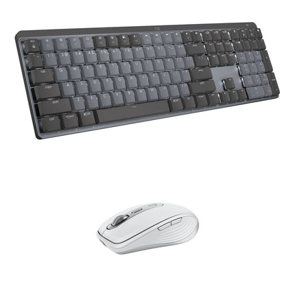 Logitech MX Teclado Mecánico Inalámbrico Clicky Kit Ratón Anywhere 3S 8000 dpi Bluetooth