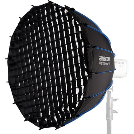 amaran Light Dome 90 Softbox Hexadecágono 3 con Difusor y Rejilla de Control de Luz