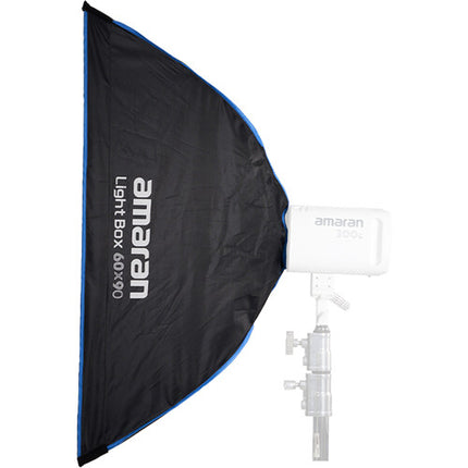 amaran Light Box 60x90 Softbox rectangular para Bowens 600W con difusor y rejilla