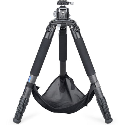 ARTCISE AS90C Trípode de Fibra de Carbono con Rótula Capacidad 30kg Altura 7.7 a 66 Pulgadas Negro
