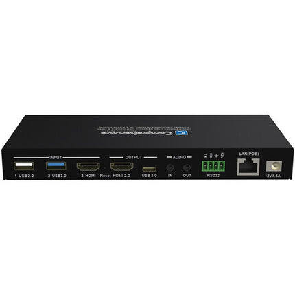 Comprehensive Pro AV/IT Integrator Series Cambiador USB HDMI 3x1 con Audio I/O y Control IP