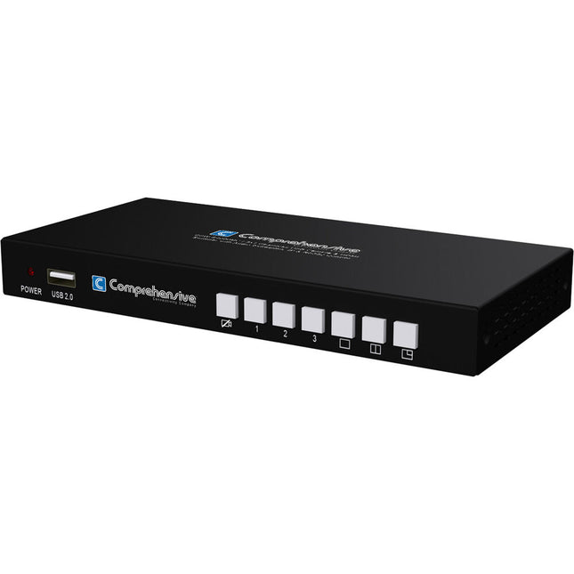 Comprehensive Pro AV/IT Integrator Series Cambiador USB HDMI 3x1 con Audio I/O y Control IP