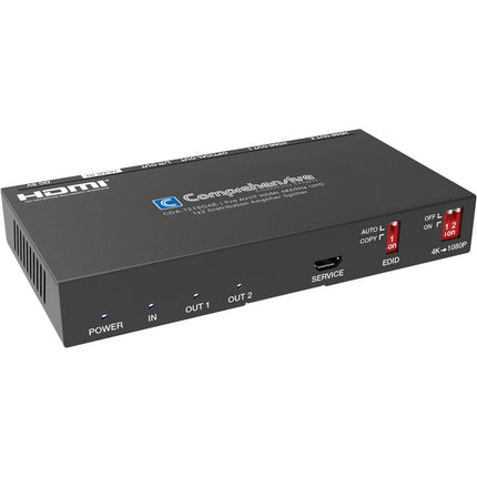 Comprehensive Pro AV/IT Integrator Serie Amplificador Splitter HDMI UHD 4K60 18 Gb/s 1x2