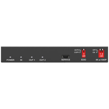 Comprehensive Pro AV/IT Integrator Serie Amplificador Splitter HDMI UHD 4K60 18 Gb/s 1x2