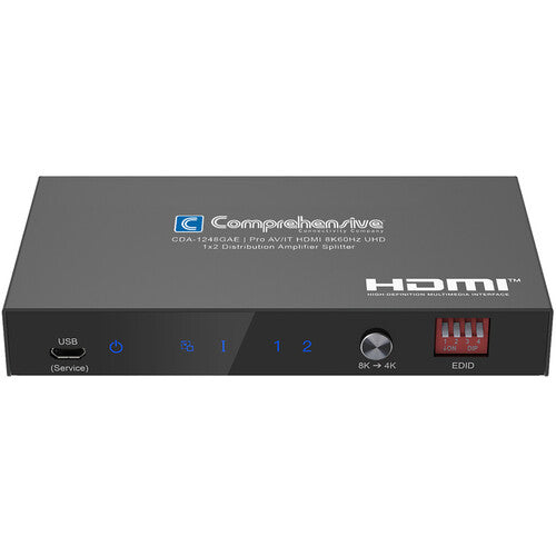 Comprehensive Pro AV/IT Integrator Amplificador HDMI UHD 8K60 1x2 48 Gb/s SPDIF