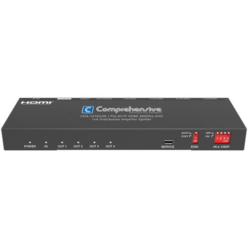 Comprehensive Pro AV/IT Integrator Amplificador HDMI 2.0b UHD 4K60 1x4
