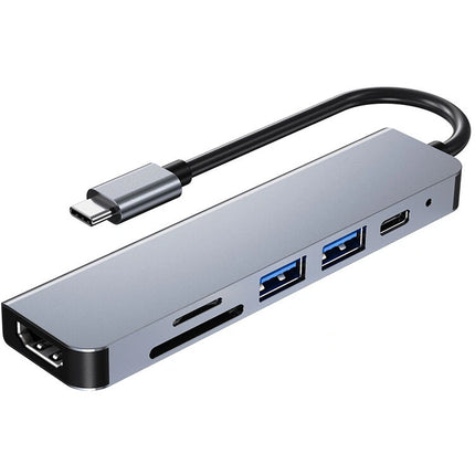 CAMVATE Hub USB-C Multiport 6 en 1 para Mac Pro con HDMI y PD 87W