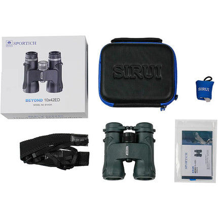 Sportich by Sirui 10x42 Binoculares Verdes Prismas BAK4 IPX7 Impermeables