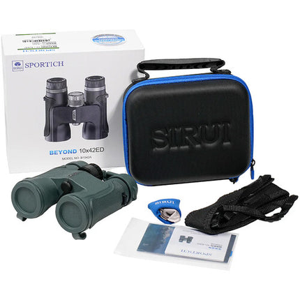 Sportich by Sirui 10x42 Binoculares Verdes Prismas BAK4 IPX7 Impermeables