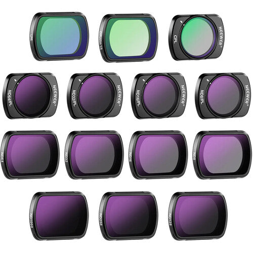 Neewer Juego de Filtros Magnéticos ND CPL para DJI Osmo Pocket 3 14 Piezas 3 a 10 Stops Multicapa