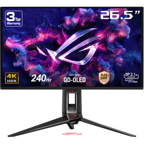 ASUS Republic of Gamers Swift OLED PG27UCDM Monitor Gamer 26.5" 4K UHD 240 Hz HDR