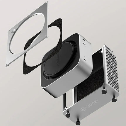 Ulanzi QT01 Funda de Aluminio para Mac mini M4 Pro Acceso Total Antideslizante