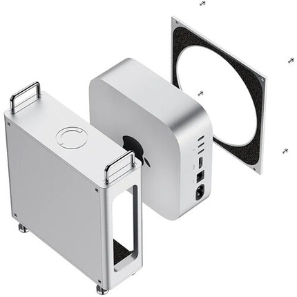 Ulanzi QT01 Funda de Aluminio para Mac mini M4 Pro Acceso Total Antideslizante