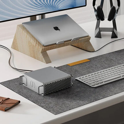 Ulanzi QT01 Funda de Aluminio para Mac mini M4 Pro Acceso Total Antideslizante