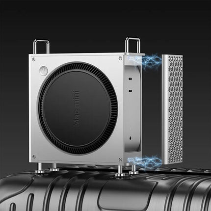 Ulanzi QT01 Funda de Aluminio para Mac mini M4 Pro Acceso Total Antideslizante