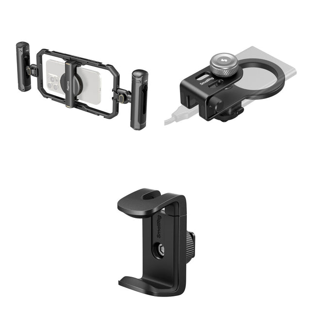 SmallRig All-in-One Kit de Video con Jaula para SSD 2 5-3 5" y Soporte para Power Bank