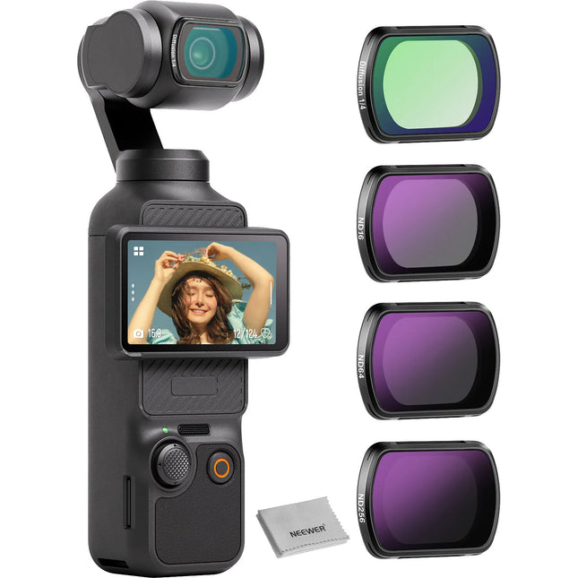 Neewer ND Filter Kit para DJI Osmo Pocket 3 4 filtros multicoated