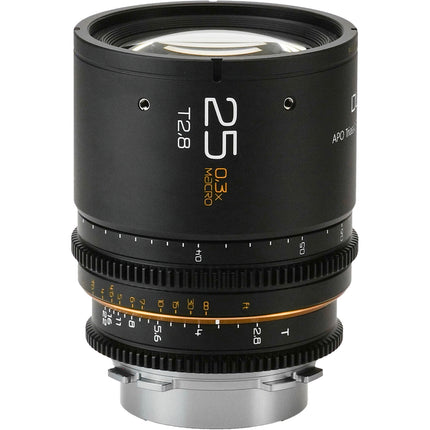 Dulens APO Triassic Prime 25mm T2.8 Lente con enfoque cercano 7.9" diámetro 80mm