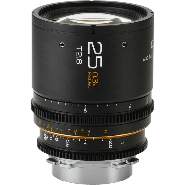 Dulens APO Triassic Prime 25mm T2.8 Lente con enfoque cercano 7.9" diámetro 80mm